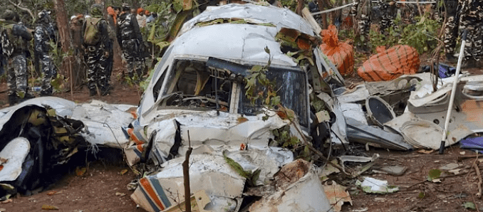 Air Ambulance Crash in Jharkhand