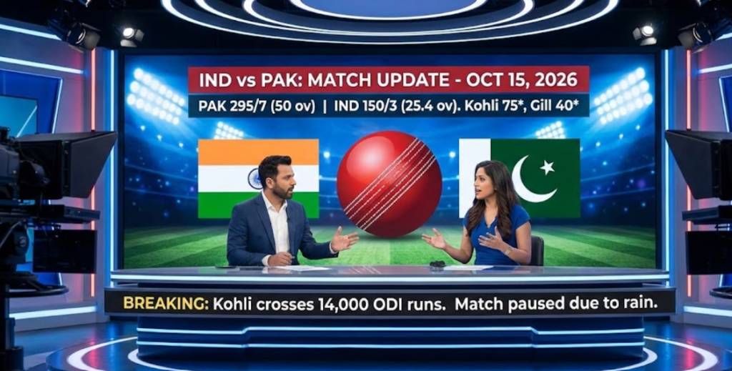 IND vs PAK Match Update 2026