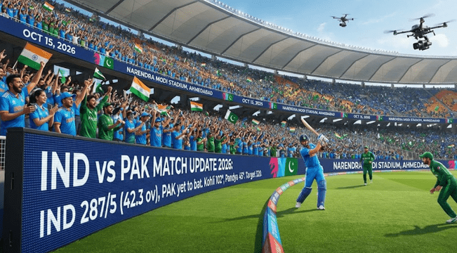 IND vs PAK Match Update 2026