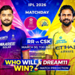 Chennai Super Kings vs Rajasthan Royals IPL 2026