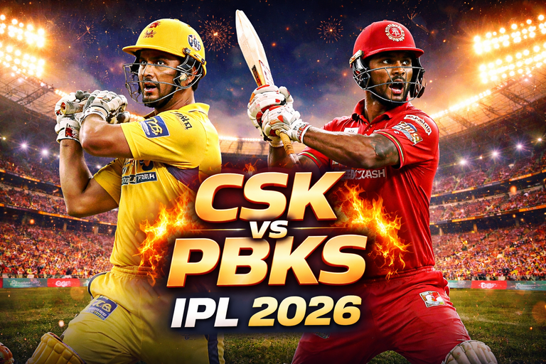 CSK vs PBKS IPL 2026