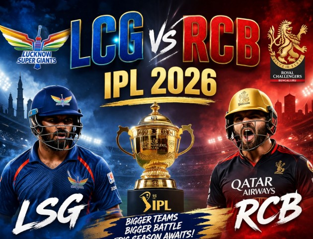 LCG vs RCB IPL 2026