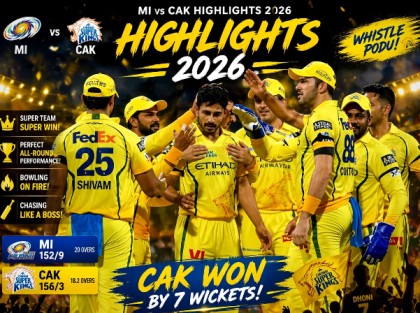 MI vs CSK Highlights 2026