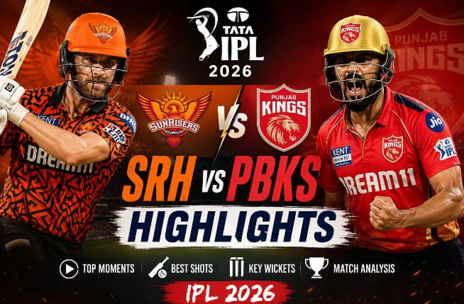 SRH vs PBKS Highlights IPL 2026
