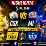 CSK vs MI Highlights 2026