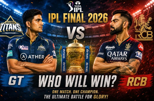 IPL Final 2026 GT vs RCB Who Will Win
