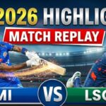 MI vs LSG highlights 2026