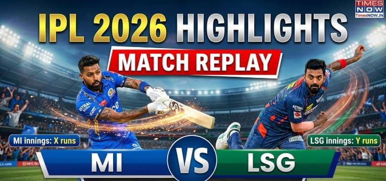 MI vs LSG highlights 2026