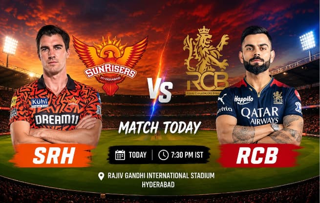 SRH vs RCB Match Today