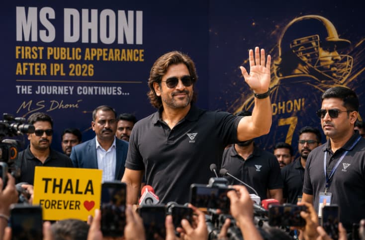 MS Dhoni First Public Appearance After IPL 2026
