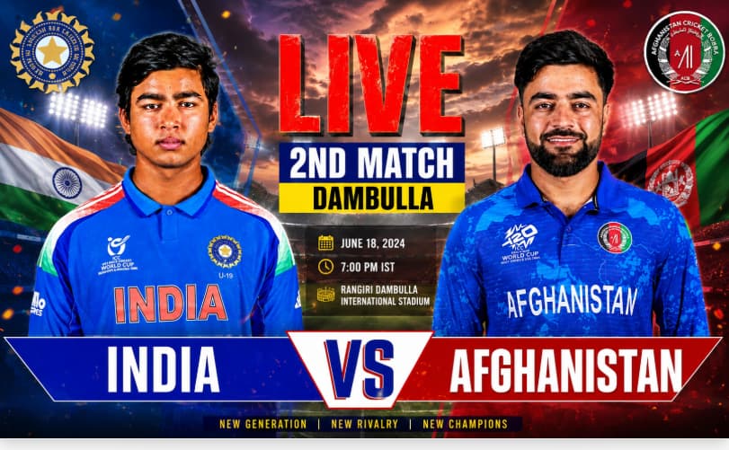 India vs Afghanistan Live Score