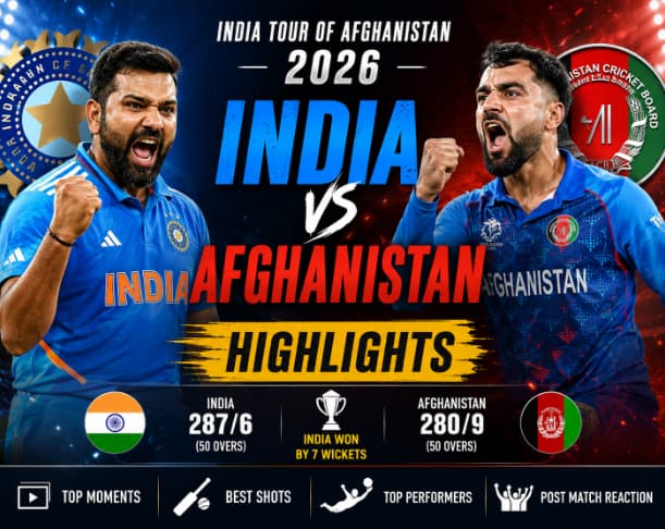 India vs Afghanistan Highlights