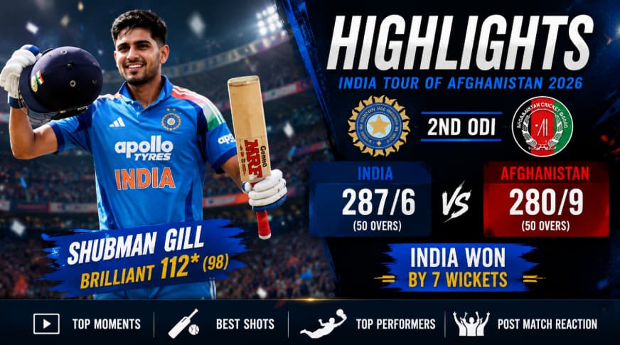 India vs Afghanistan Highlights