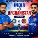 India vs Afghanistan 3rd ODI 2026