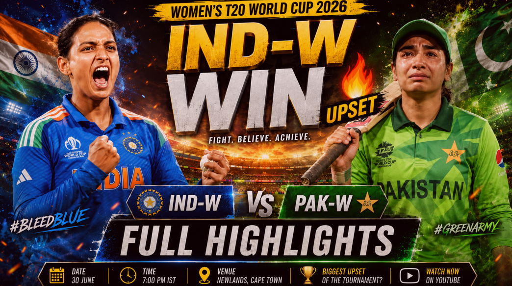India vs Pakistan Women's T20 World Cup Highlights