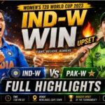 India vs Pakistan Women's T20 World Cup Highlights