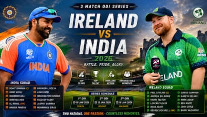 Ireland vs India ODI series 2026