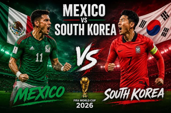 Mexico vs South Korea World Cup 2026