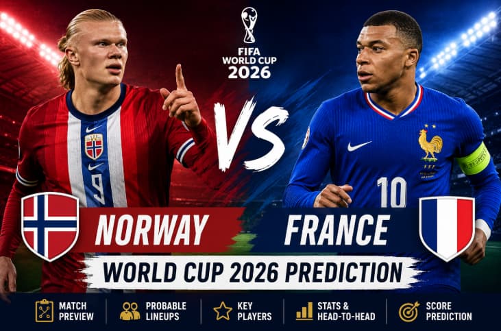 norway vs france world cup 2026 predictions
