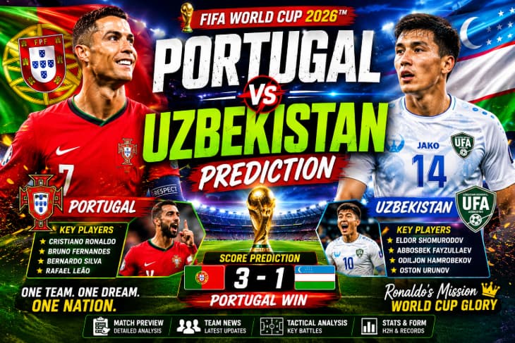 Portugal vs Uzbekistan Prediction