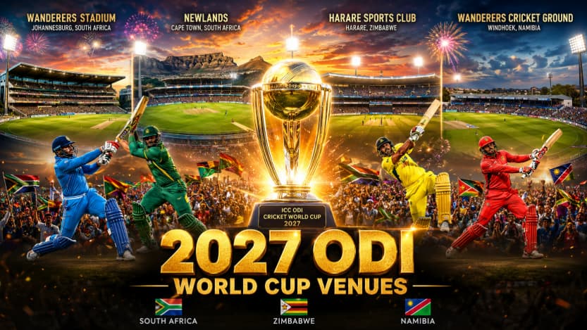 2027 ODI World Cup Venues