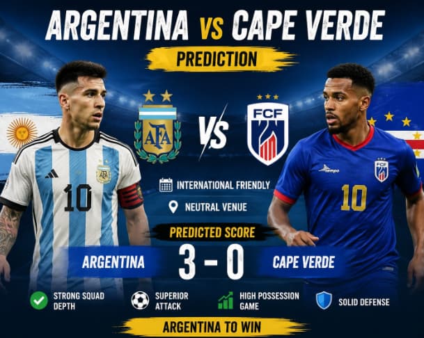 Argentina vs Cape Verde prediction