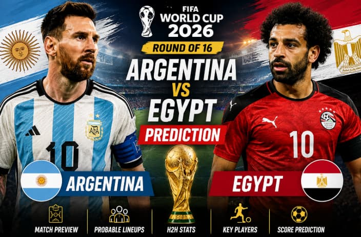 Argentina vs Egypt World Cup 2026 Prediction
