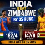 India Beat Zimbabwe by 35 Runs
