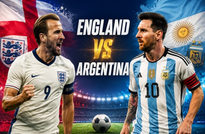 England vs Argentina World Cup 2026