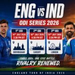 ENG vs IND ODI series 2026
