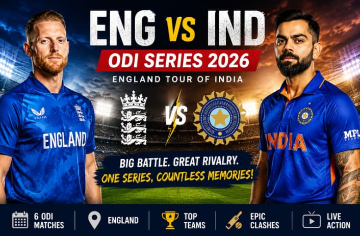 ENG vs IND ODI series 2026
