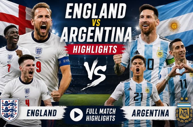 England vs Argentina Highlights