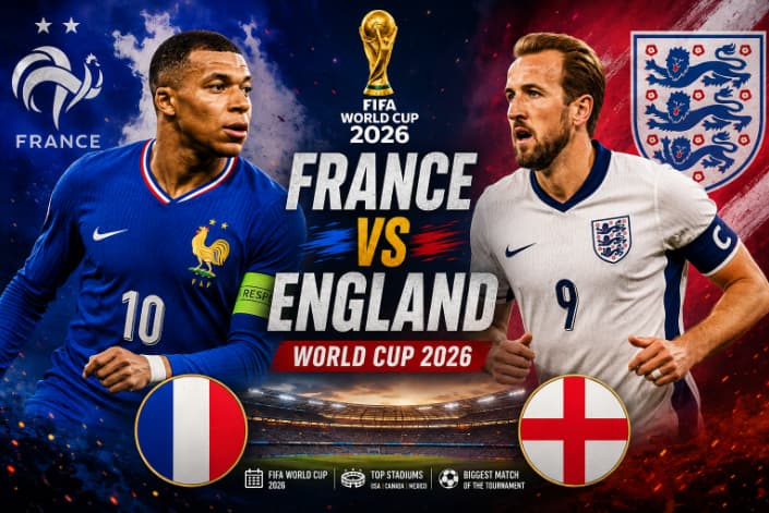 France vs England World Cup 2026 | Everything You Need to Know Before Kick off