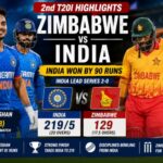 Zimbabwe vs India 2nd T20I Highlights