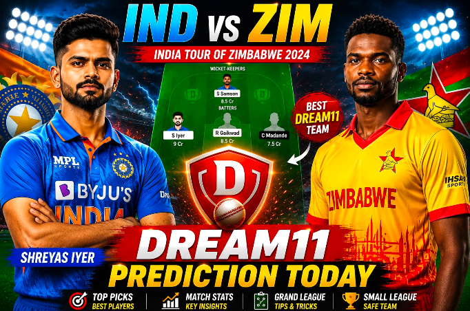 India vs Zimbabwe Dream11 Prediction Today