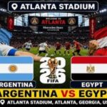 Argentina vs Egypt World Cup 2026