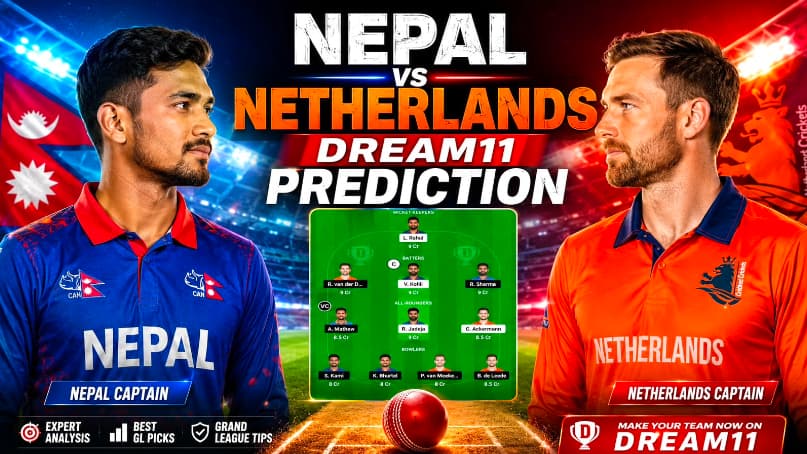 Nepal vs Netherlands Dream11 Prediction