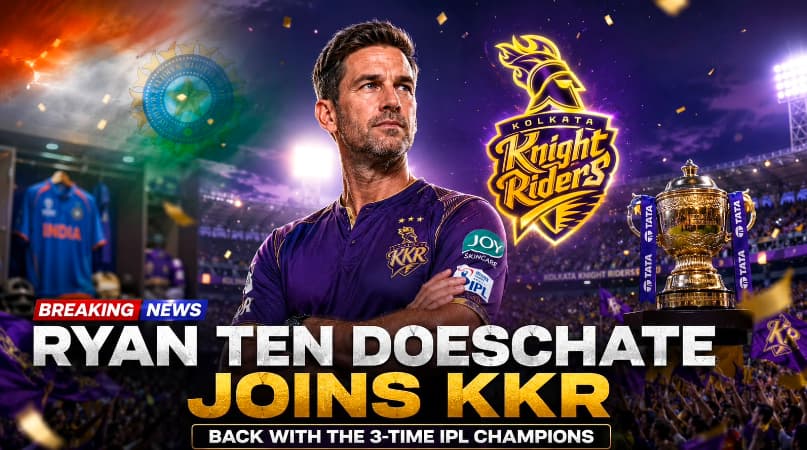 Ryan Ten Doeschate Joins KKR