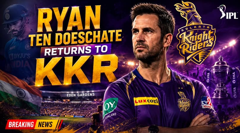 Ryan Ten Doeschate Joins KKR