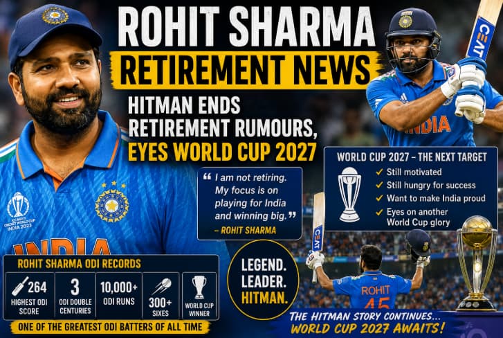 Rohit Sharma Retirement News