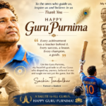 Sachin Tendulkar Guru Purnima Tribute