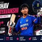 Vaibhav Sooryavanshi First T20I Fifty