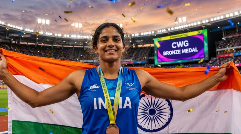 Seema CWG Bronze Medal