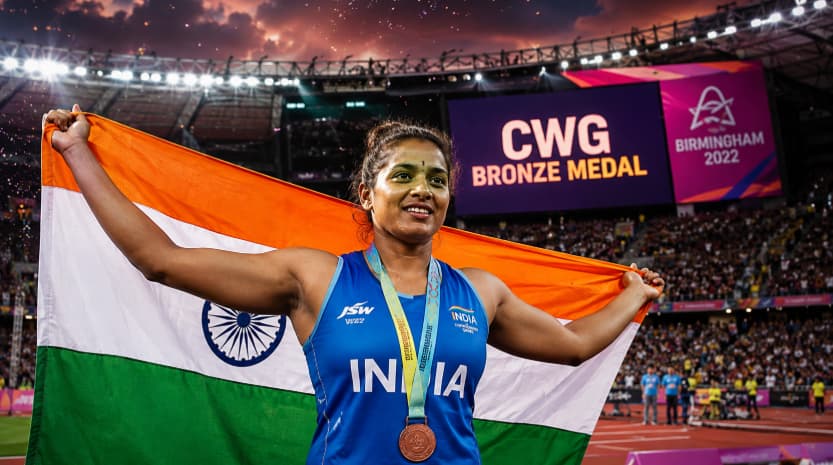 Seema CWG Bronze Medal