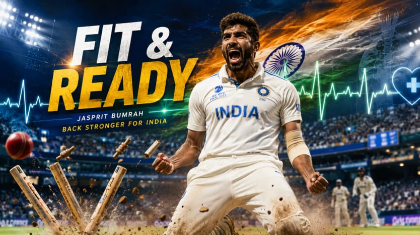 Jasprit Bumrah Fitness Update