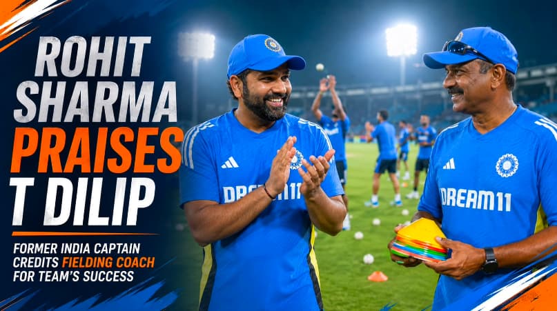 Rohit Sharma Praises T Dilip