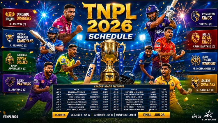 TNPL 2026 Schedule