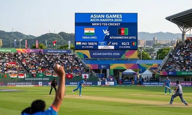 IND vs AFG Asian Games 2026 Cricket
