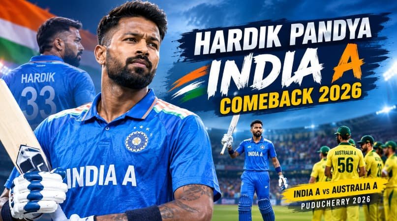 Hardik Pandya India A Comeback 2026