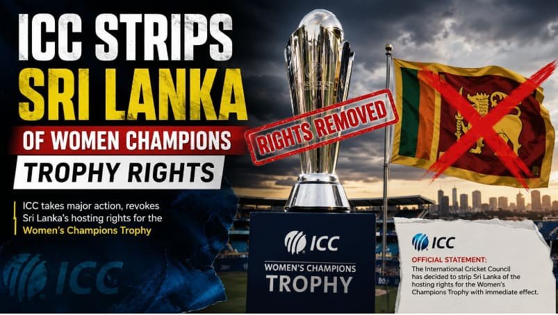 ICC strips Sri Lanka of Women Champions Trophy rights